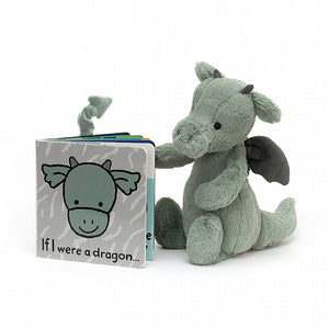 Jellycat If I Were A Dragon - Children's Board Book