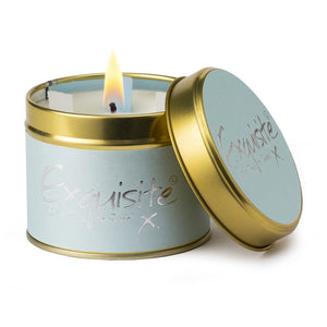 Lily Flame Exquisite Scented Poured Tin Candle