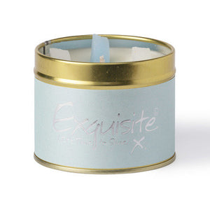 Lily Flame Exquisite Scented Poured Tin Candle