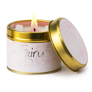 Lily Flame Fairy Dust Scented Poured Tin Candle