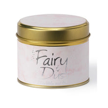 Load image into Gallery viewer, Lily Flame Fairy Dust Scented Poured Tin Candle
