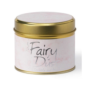 Lily Flame Fairy Dust Scented Poured Tin Candle
