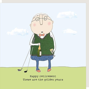 Rosie Made A Thing Golden Years Happy Retirement Card