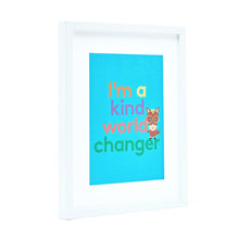 Load image into Gallery viewer, A4 Kind World Changer Art Print
