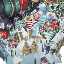 Load image into Gallery viewer, Paper D’Art Santa&#39;s Express, 3D Pop Up Christmas Card
