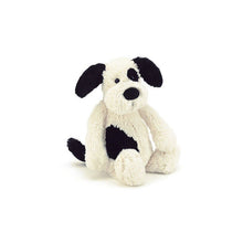 Load image into Gallery viewer, Jellycat Bashful Black &amp; Cream Puppy Soft Toy
