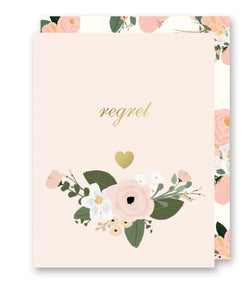 Stephanie Dyment Paper Petals With Regret Card