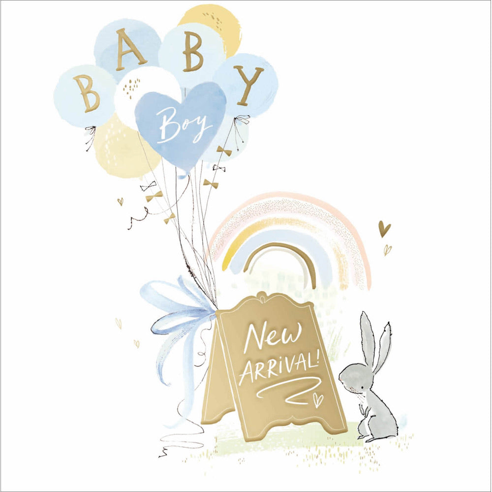 Quill & Ink Little Baby Boy Card