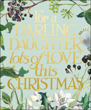 Emma Bridgewater Darling Daughter Christmas Card