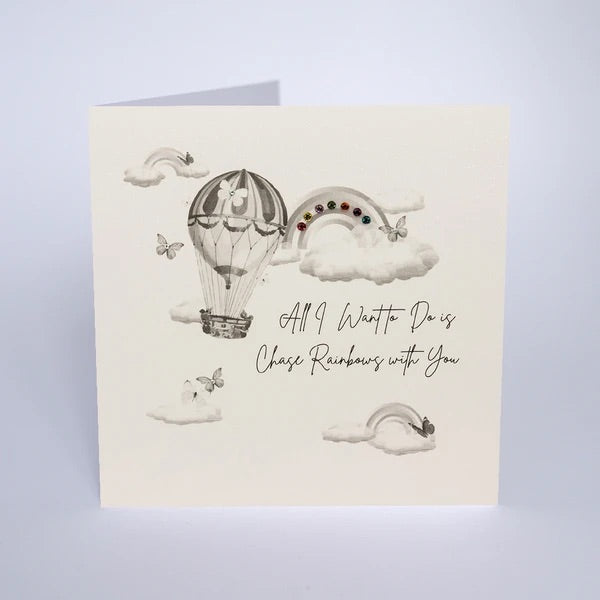 Five Dollar Shake Love Struck - All I Want To Do Is Chase Rainbows With You Card