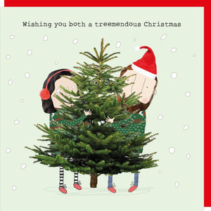 Rosie Made A Thing Both Treemendous Christmas Card