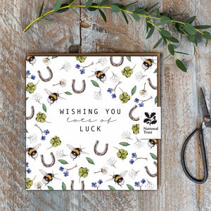 Toasted Crumpet Wishing You Lots of Luck Card