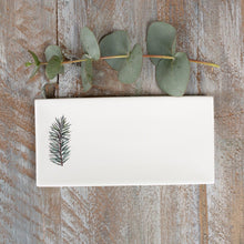 Load image into Gallery viewer, Toasted Crumpet Winter Spruce Rectangular Soap Dish

