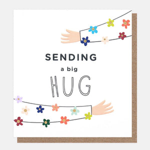 Caroline Gardner Hands Up Sending A Big Hug Card