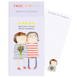 Rosie Made A Thing Five Star Friend Magnetic Notepad