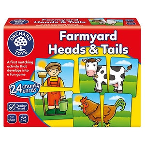 Orchard Toys Farmyard Heads and Tails Game