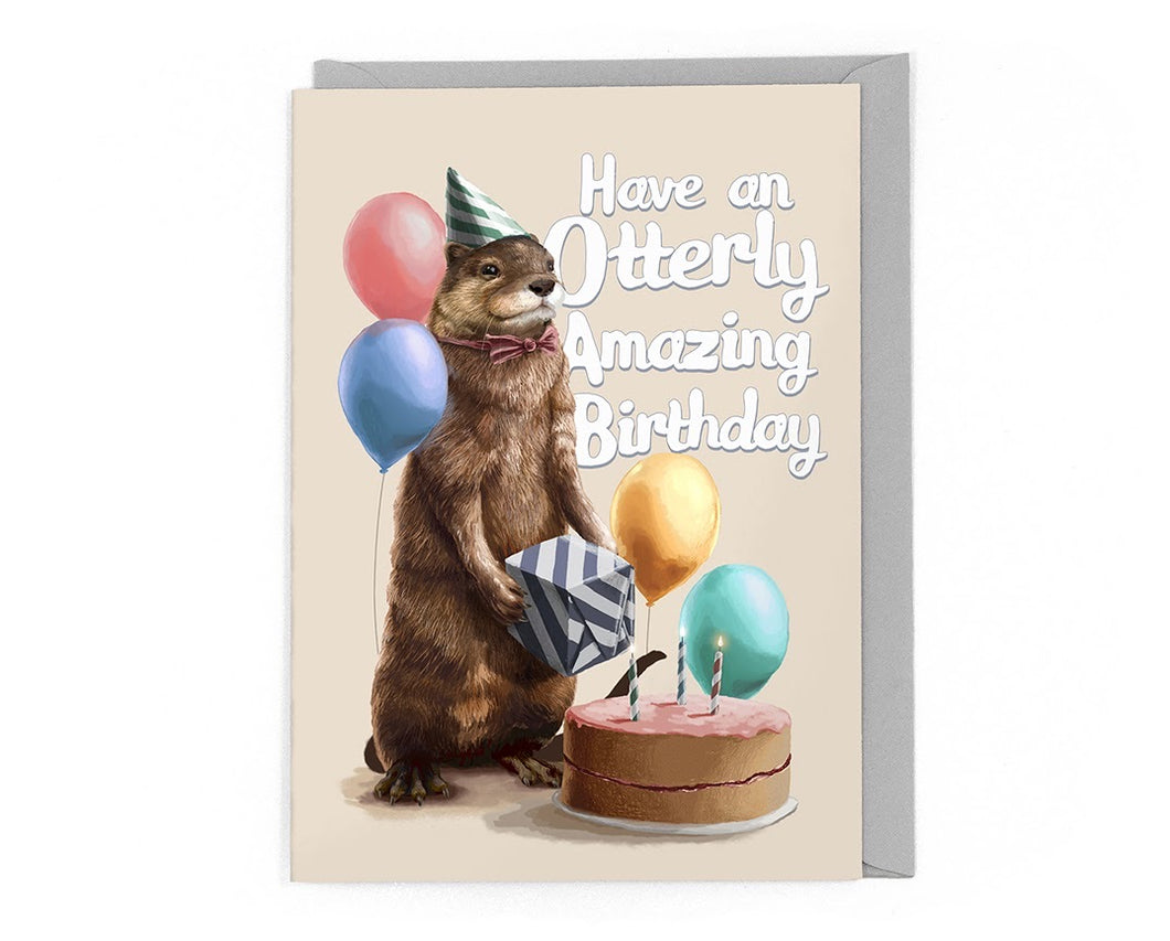 Fasanian Otterly Amazing Birthday Card