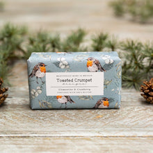 Load image into Gallery viewer, Toasted Crumpet Clementine &amp; Cranberry (Robin &amp; Eucalyptus Blue) 190g Soap Bar
