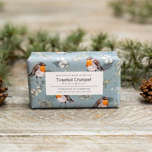 Toasted Crumpet Clementine & Cranberry (Robin & Eucalyptus Blue) 190g Soap Bar
