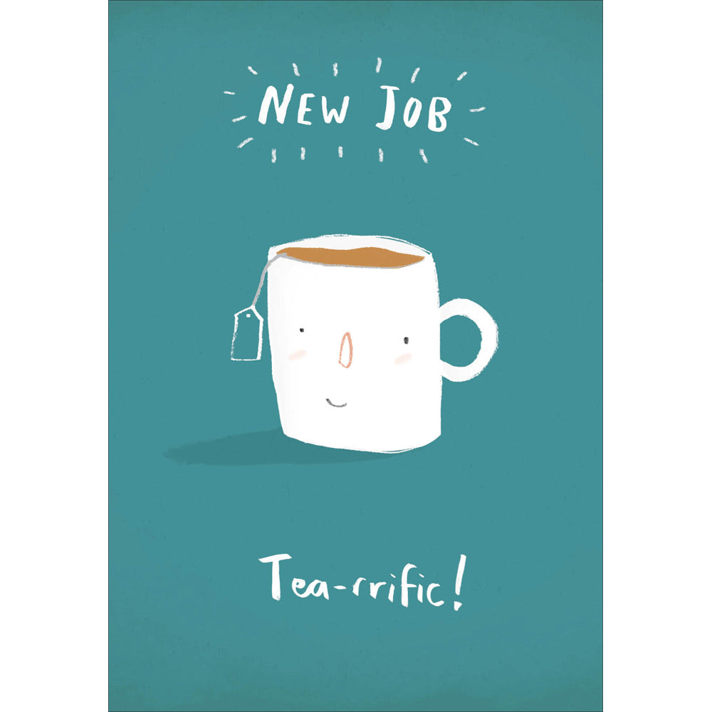 Woodmansterne Tea-rrific New Job Card