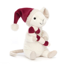 Load image into Gallery viewer, Jellycat Merry Mouse Candy Cane Soft Toy
