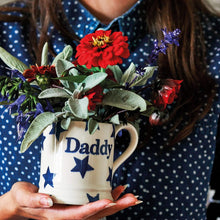 Load image into Gallery viewer, Emma Bridgewater Blue Star &#39;Daddy&#39; 1/2 Pint Mug
