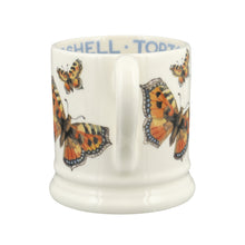 Load image into Gallery viewer, Tortoiseshell Butterfly 1/2 Pint Mug
