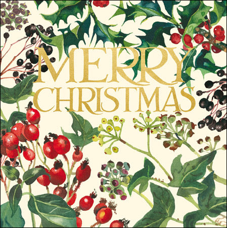 Emma Bridgewater Winter Berries Christmas Card