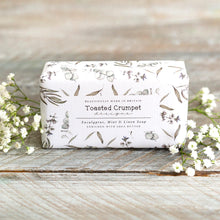 Load image into Gallery viewer, Toasted Crumpet Eucalyptus, Mint &amp; Linen Vegan Friendly Soap Bar
