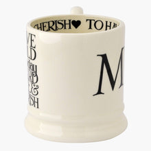 Load image into Gallery viewer, Emma Bridgewater Black Toast &#39;Mr &amp; Mrs&#39; Set of 2 1/2 Pint Mugs Boxed
