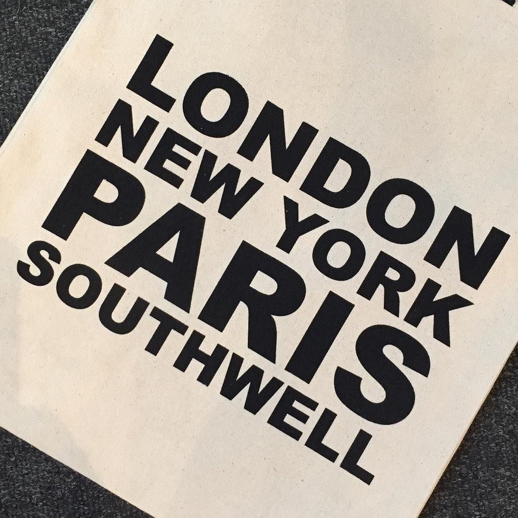 London, New York, Paris, SOUTHWELL Tote Bag
