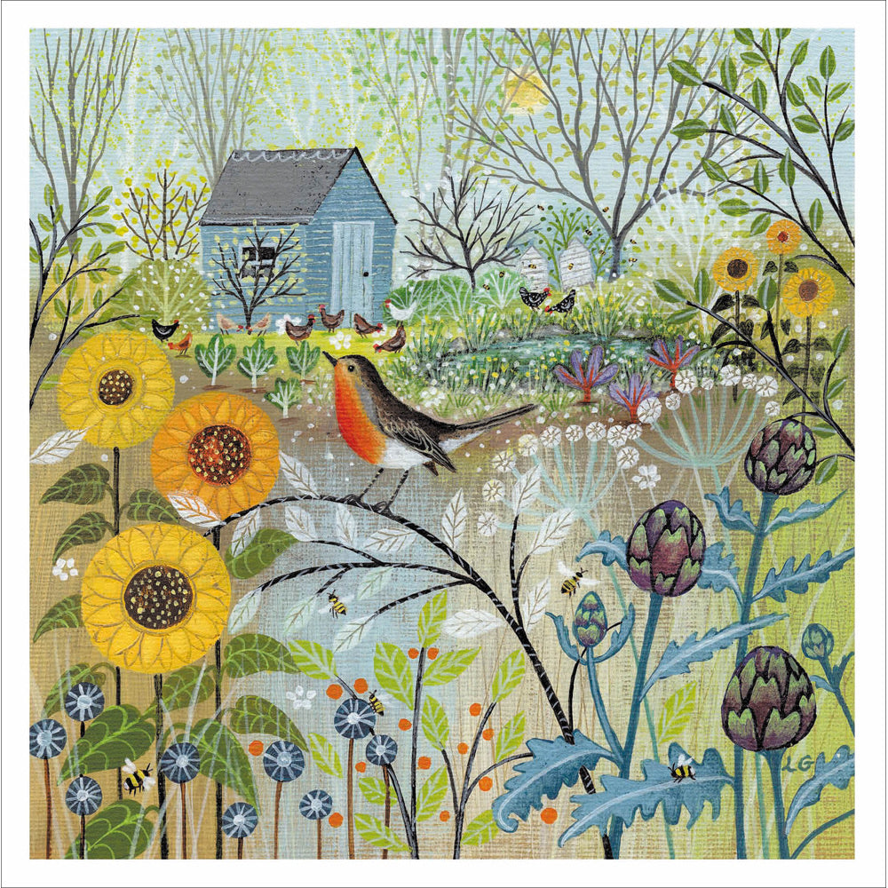 Lucy Grossmith Sunflower Spot Card