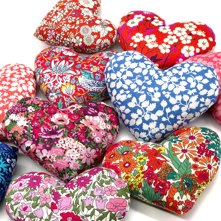 Liberty Tana Lawn Single Lavender Filled Heart - Assorted Liberty Fabrics