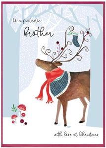 Cinnamon Aitch Cranberry Sauce Fantastic Brother Christmas Card