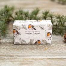 Load image into Gallery viewer, Toasted Crumpet Christmas (Robin &amp; Eucalyptus Pure) 190g Soap Bar
