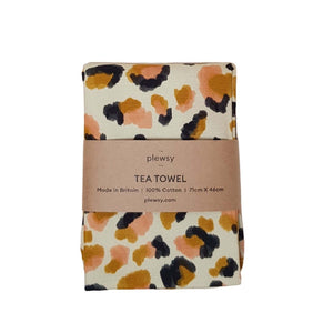 Plewsy Leopard Print Tea Towel