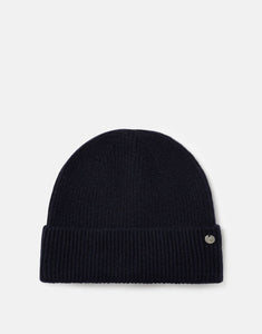 Joules Shinebright French Navy Ribbed Hat