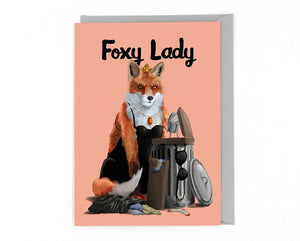 Fasanian Foxy Lady Greeting Card