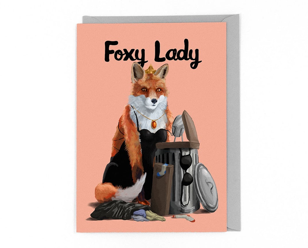 Fasanian Foxy Lady Greeting Card