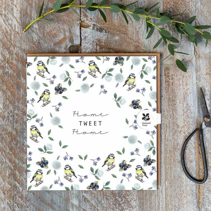 Toasted Crumpet Home Tweet Home (Bluetit Pure) Card