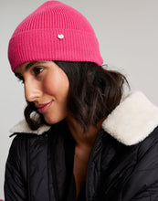 Load image into Gallery viewer, Joules Shinebright Pink Ribbed Hat

