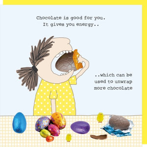 Rosie Made A Thing Choc Energy Easter Card