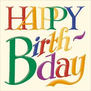 Emma Bridgewater Rainbow Toast Happy Birthday Card