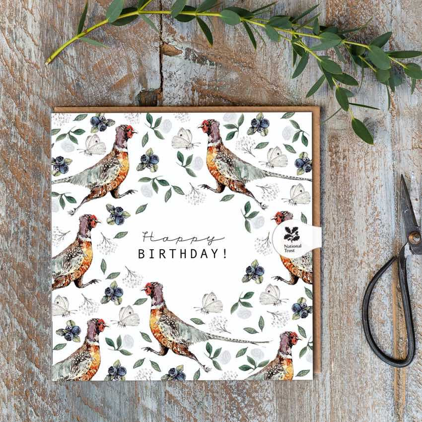 Toasted Crumpet Happy Birthday (Pheasant Pure) Card