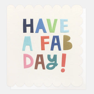 Caroline Gardner Scallop Fab Day Birthday Card