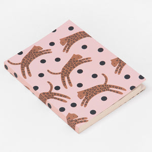 Leaping Leopard Tabbed Notebook